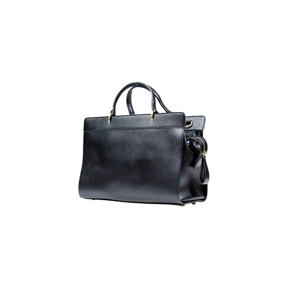 Black Polyester Handbag