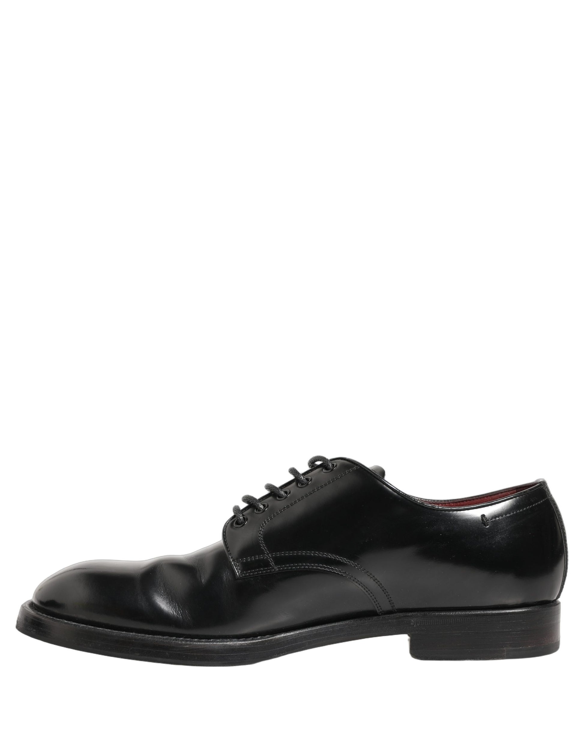 Black Leather Lace Up Derby Dress Formal Shoes