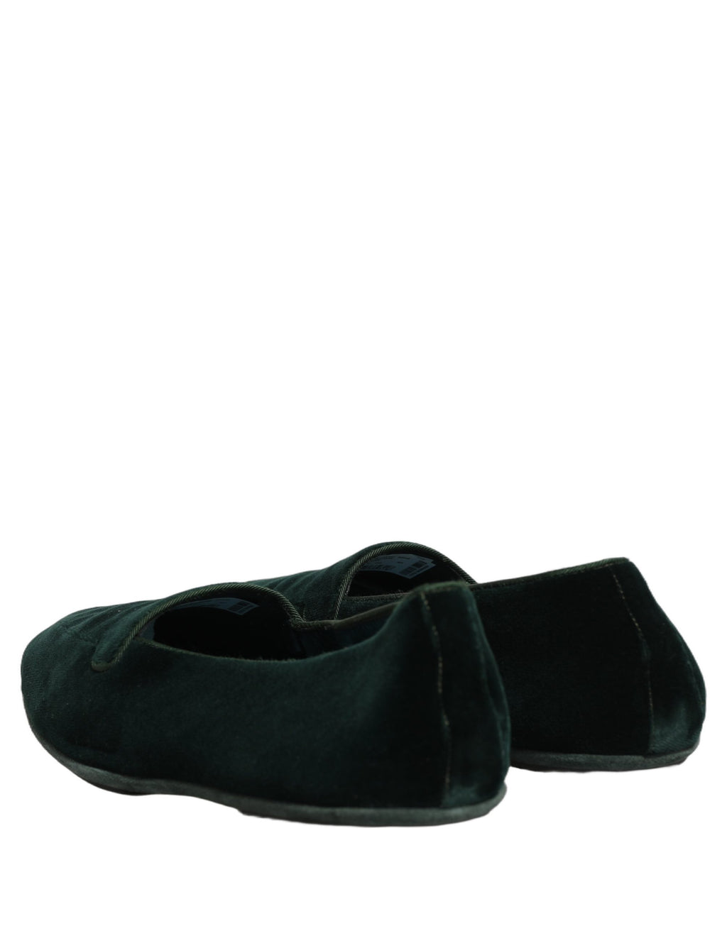 Green Velvet Slip On Men Flats Loafers Shoes