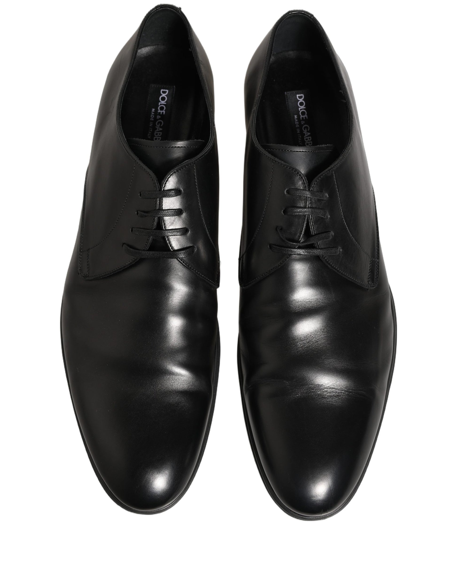 Black Leather Men Derby Dress Formal Shoes
