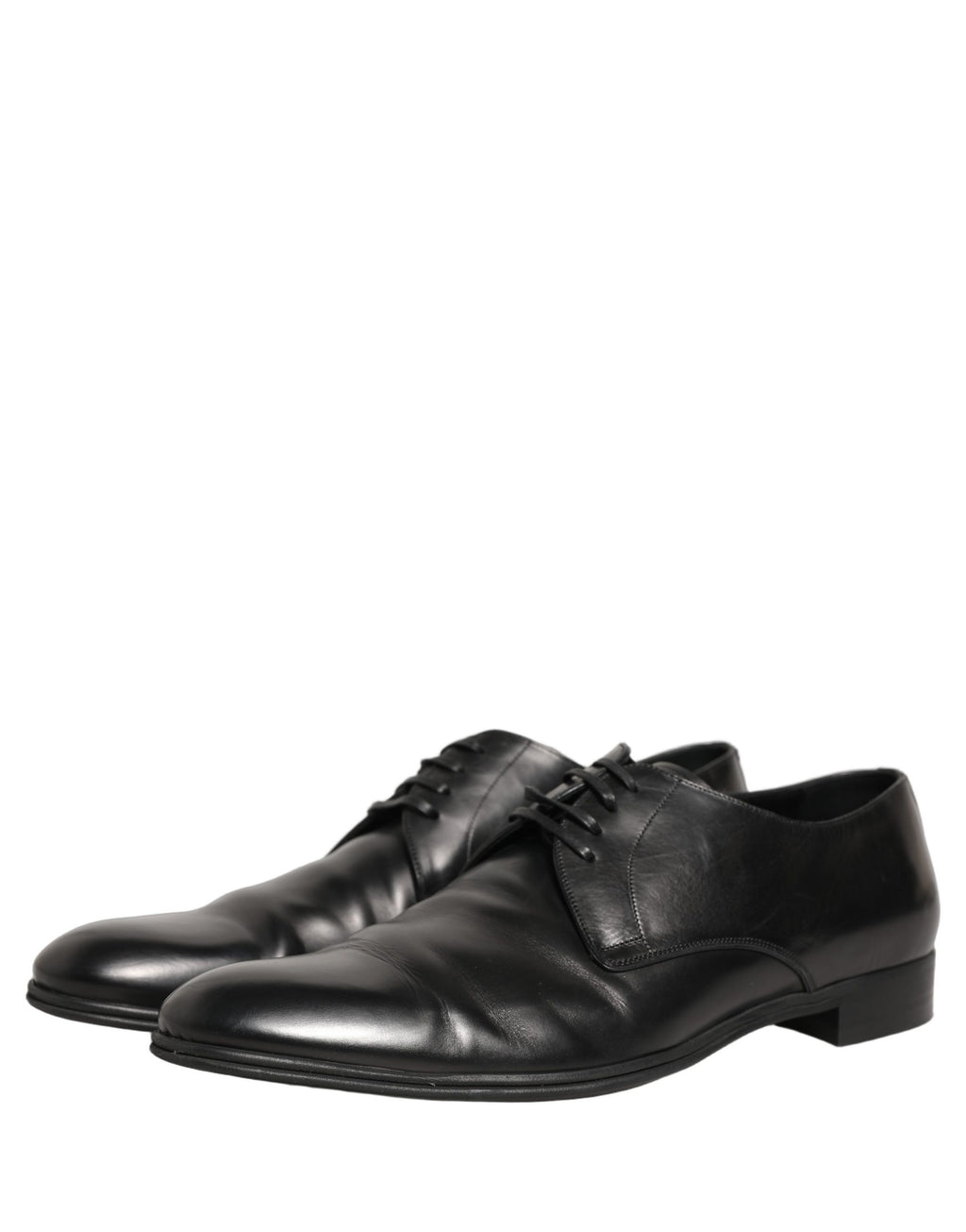 Black Leather Men Derby Dress Formal Shoes