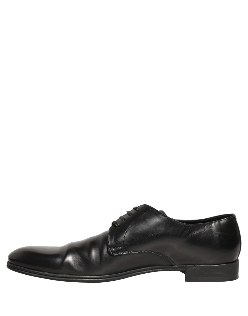 Black Leather Men Derby Dress Formal Shoes