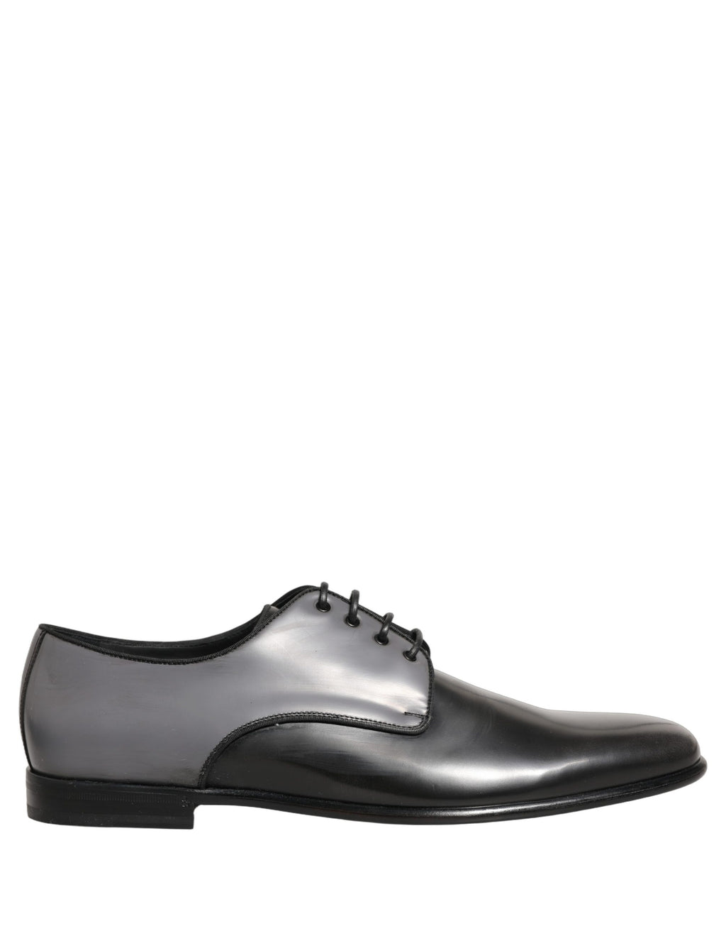 Black Leather Men Derby Dress Formal Shoes