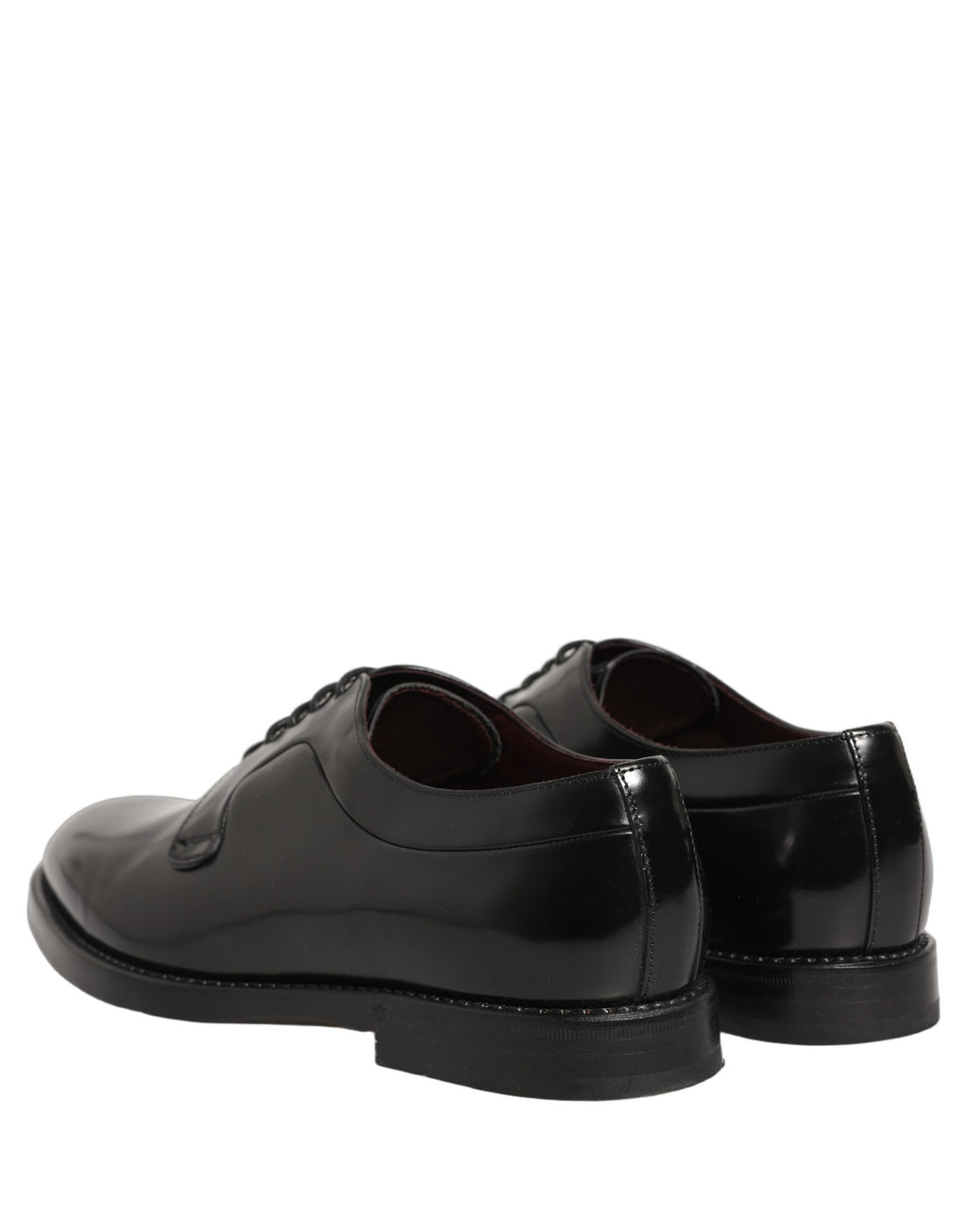 Black Leather Derby Dress Men Formal Shoes