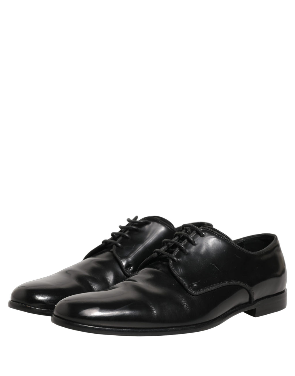 Black Leather Men Derby Dress Formal Shoes