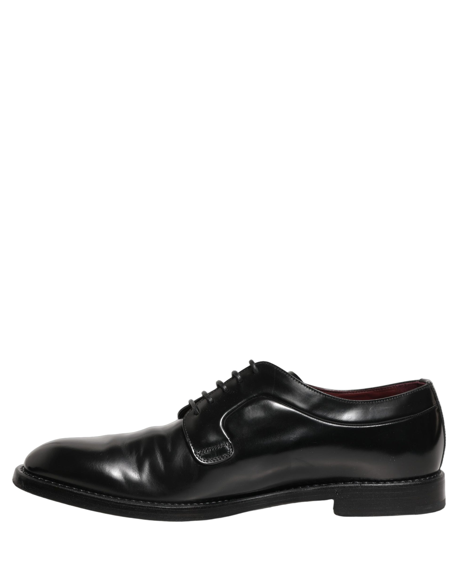 Black Leather Derby Dress Men Formal Shoes