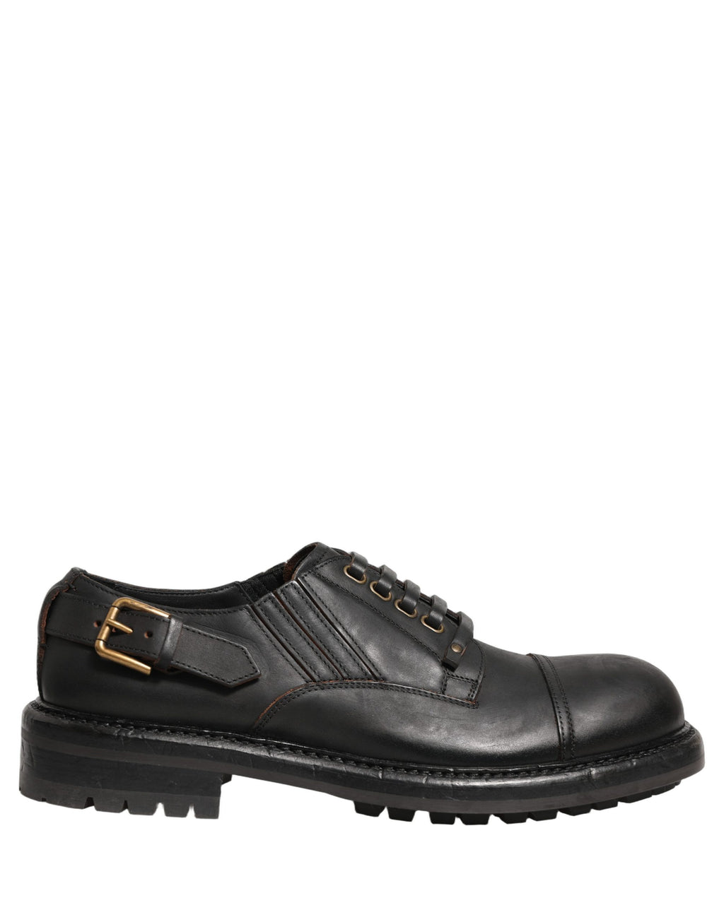 Dress Black Leather Lace Up Derby Men Shoes
