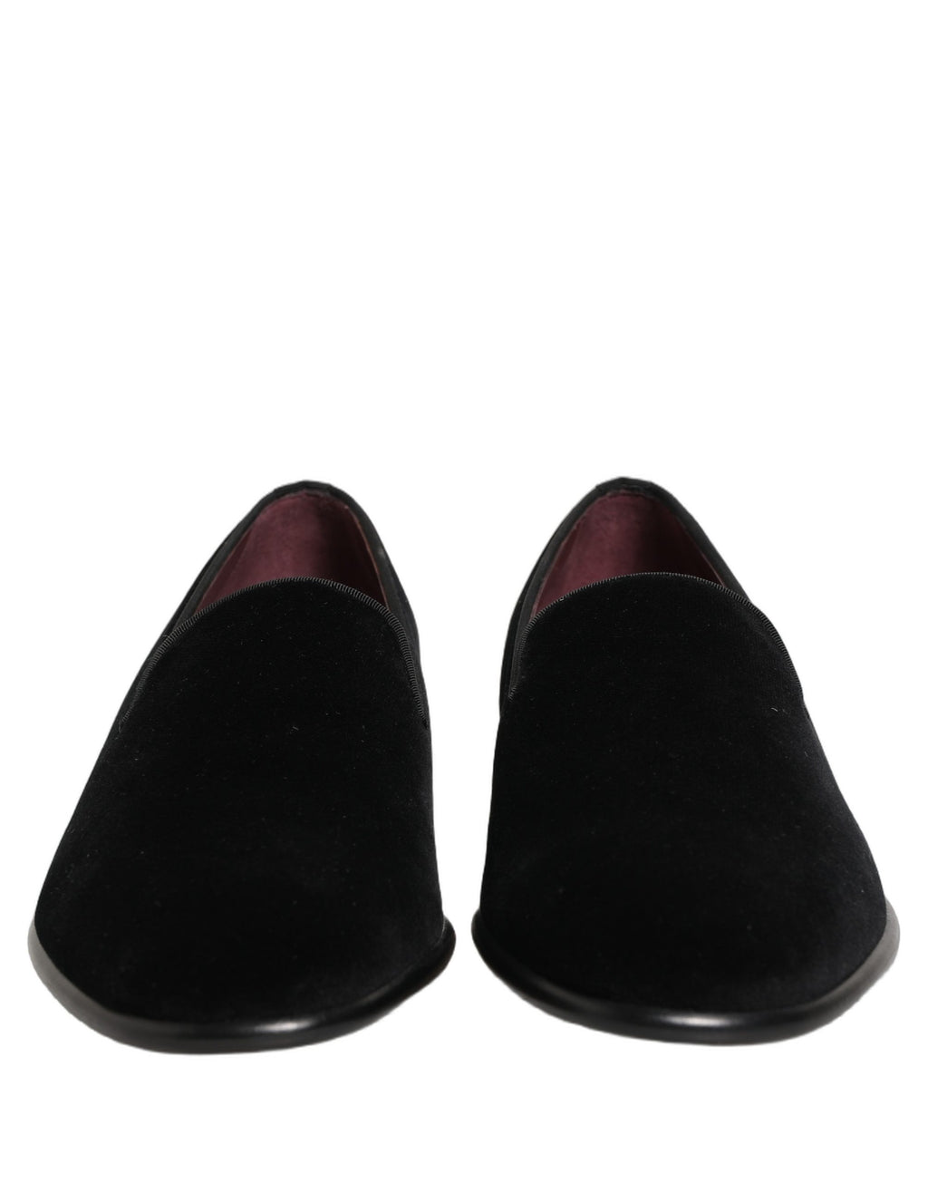 Black Velvet Loafers Formal Men Dress Shoes