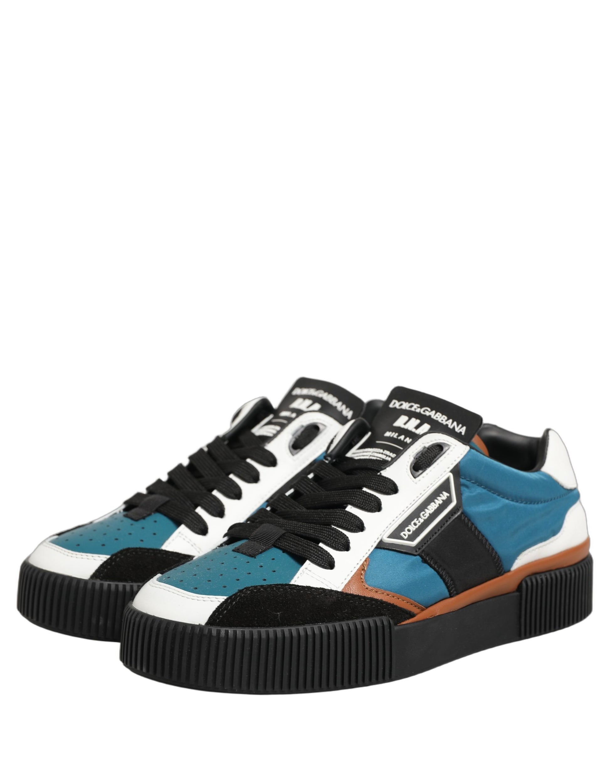 Multicolor Leather MIAMI Low Top Men Sneakers Shoes