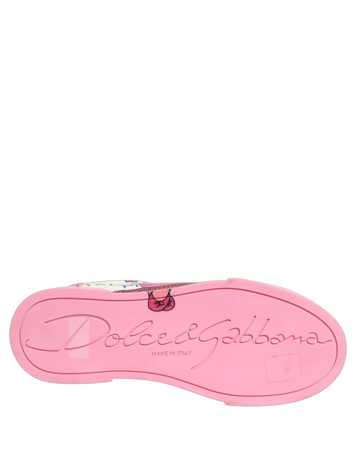White Pink Portofino Royal Pig Sneakers Shoes