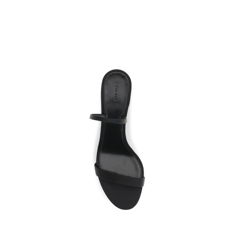 Black Calf Leather Bos Taurus Strap-On Sandals