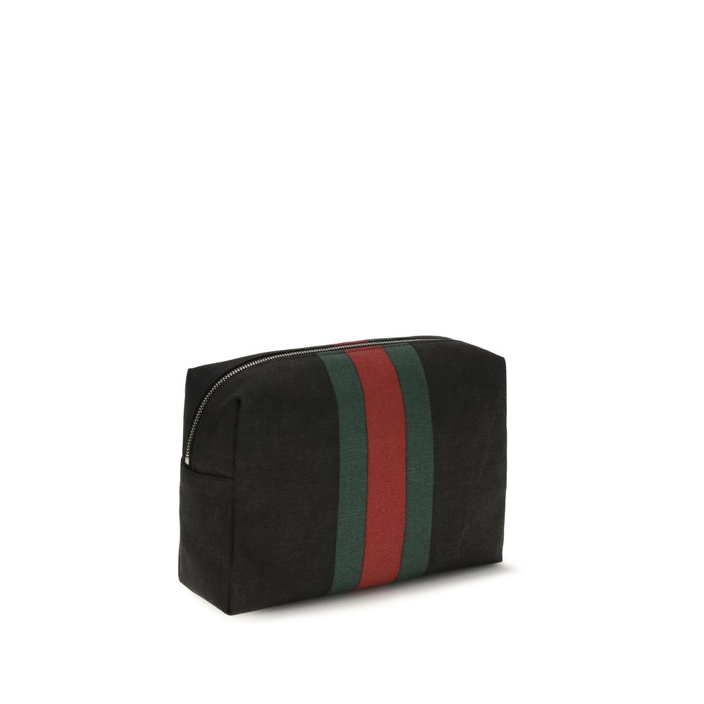 Black Fabric Handbag