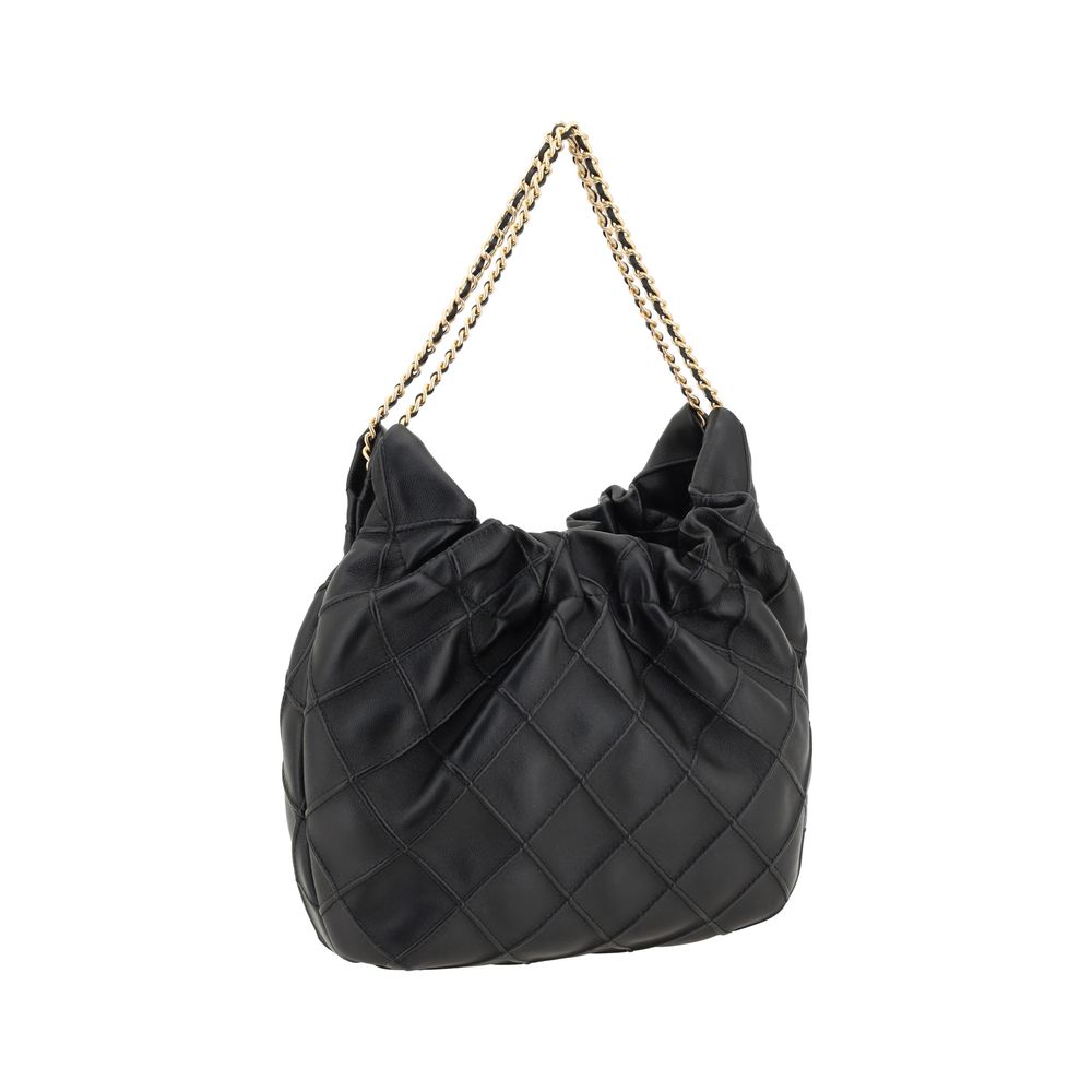 Black Calf Leather Bos Taurus Shoulder Bag