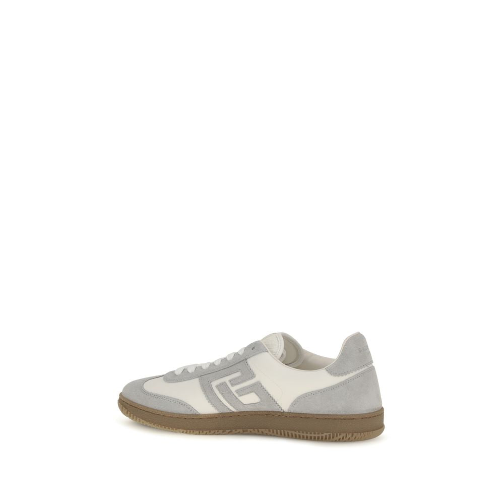 White Calf Leather Bos Taurus Athletic Sneakers