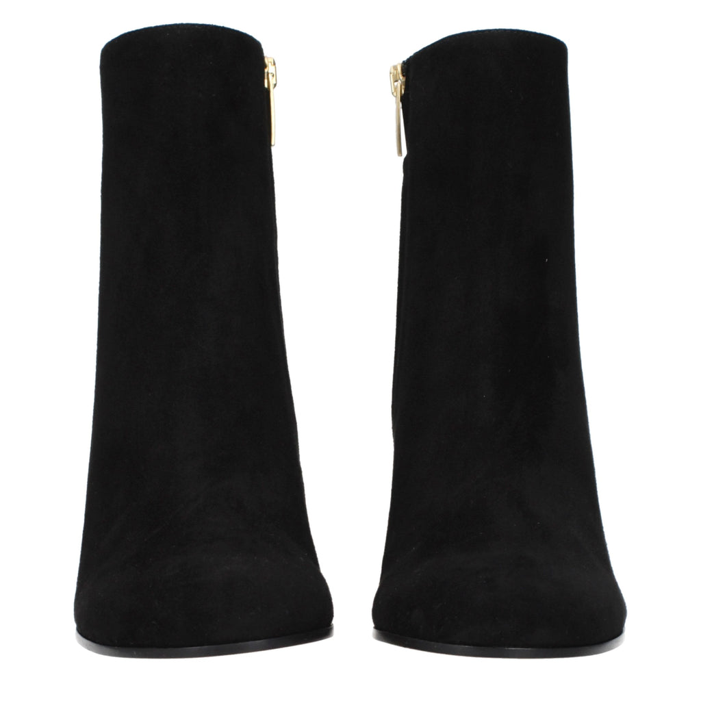 Black Leather Ankle Boots