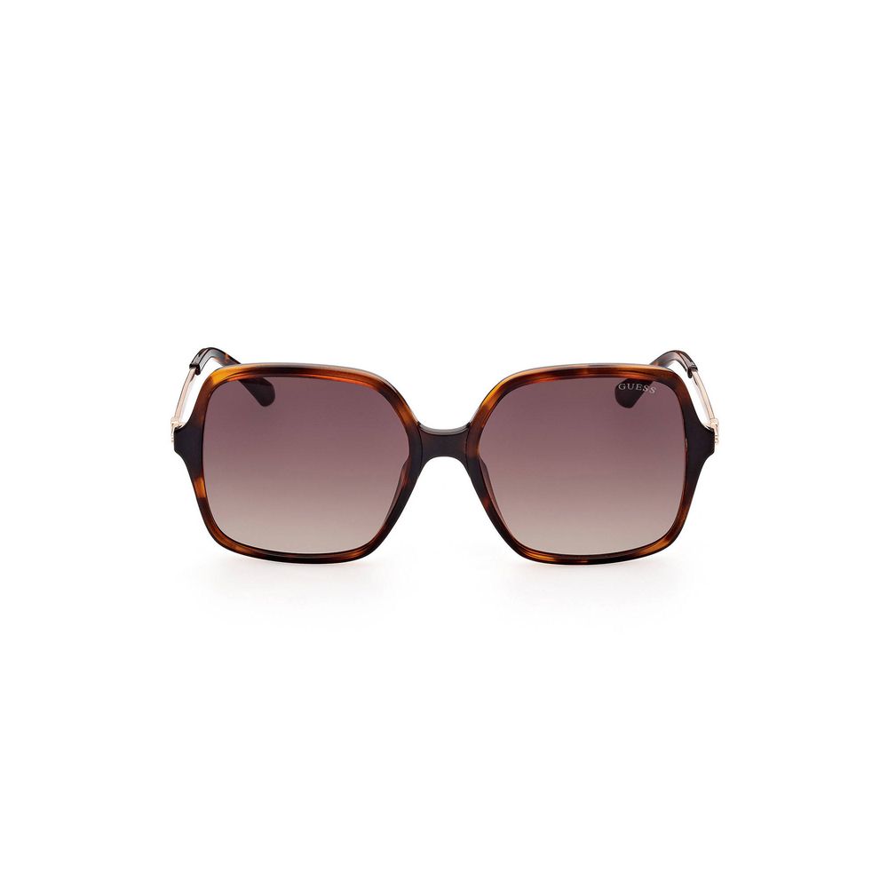 Brown Plastic Women Sunglass