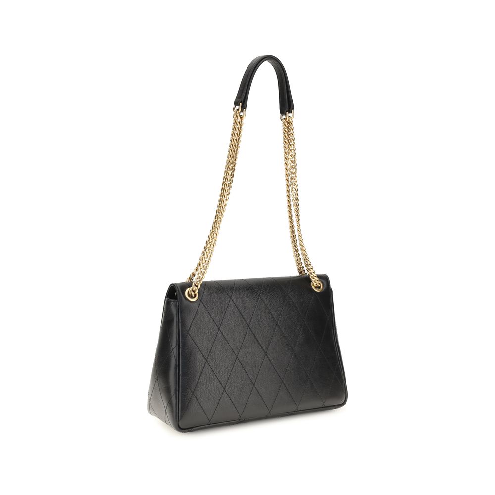 Black Calf Leather Bos Taurus Shoulder Bag