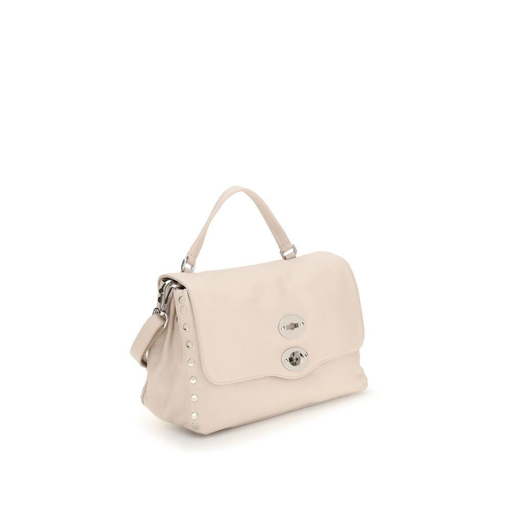 Beige Calf Leather Bos Taurus Handbag