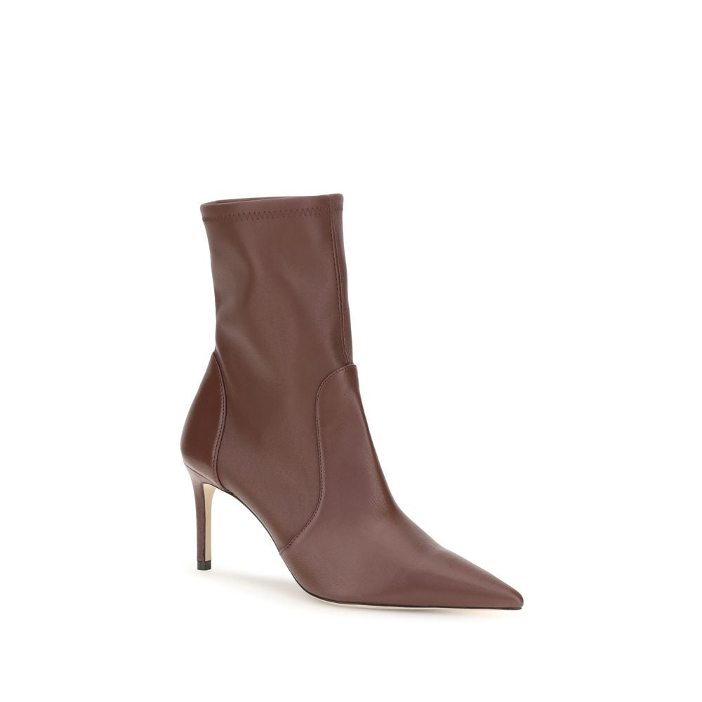 Brown Calf Leather Bos Taurus Ankle Boots