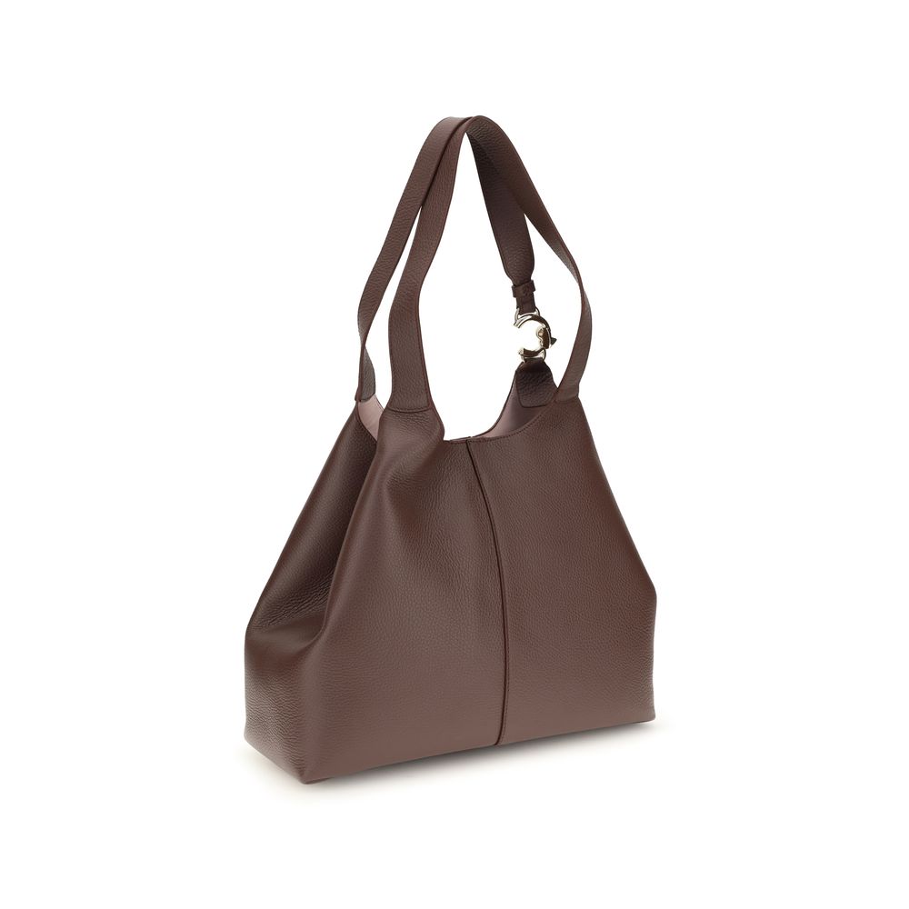 Brown Calf Leather Bos Taurus Shoulder Bag