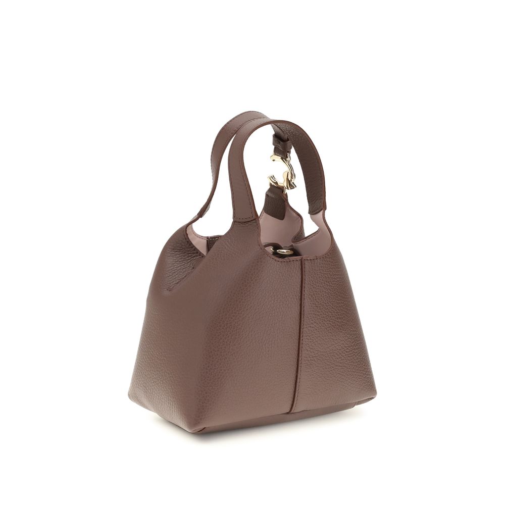 Brown Calf Leather Bos Taurus Handbag