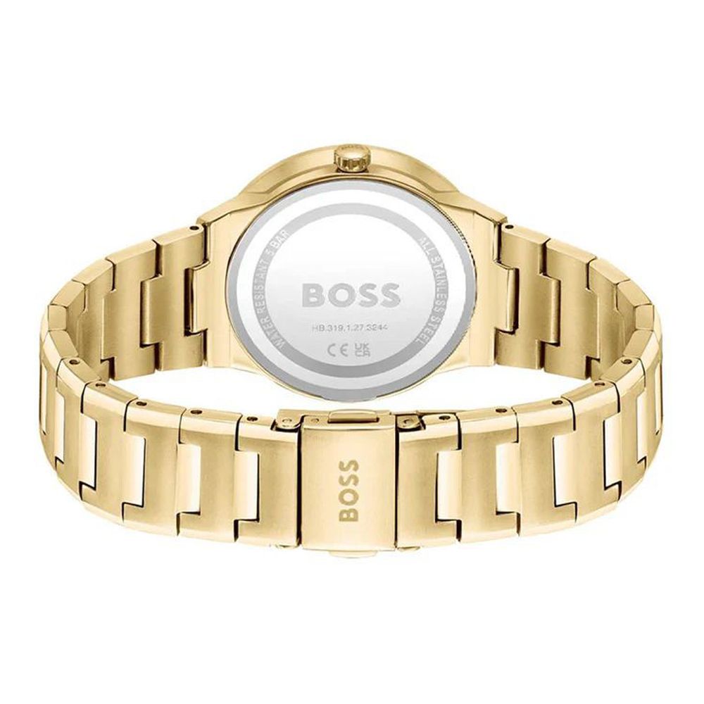 Gold Stainless Steel Dress Watch