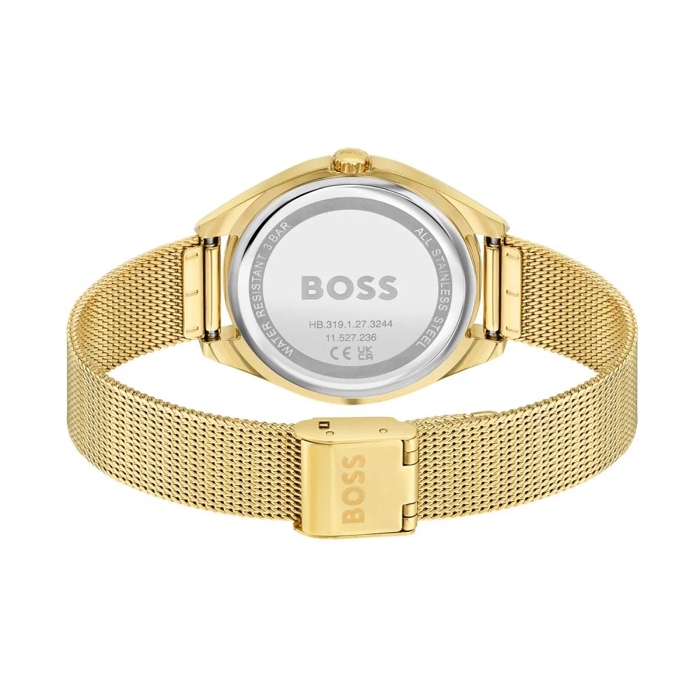 Gold Stainless Steel Dress Watch