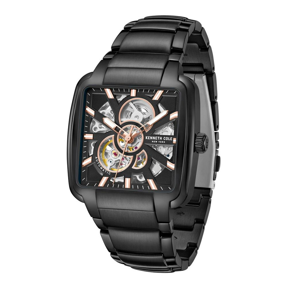 Black Stainless Steel Dress Watch
