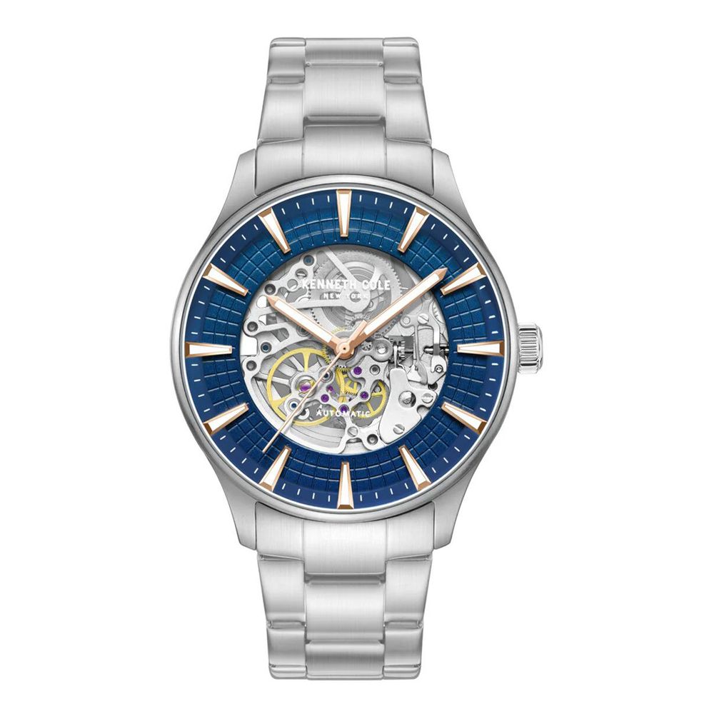 Gray Stainless Steel Dress Watch