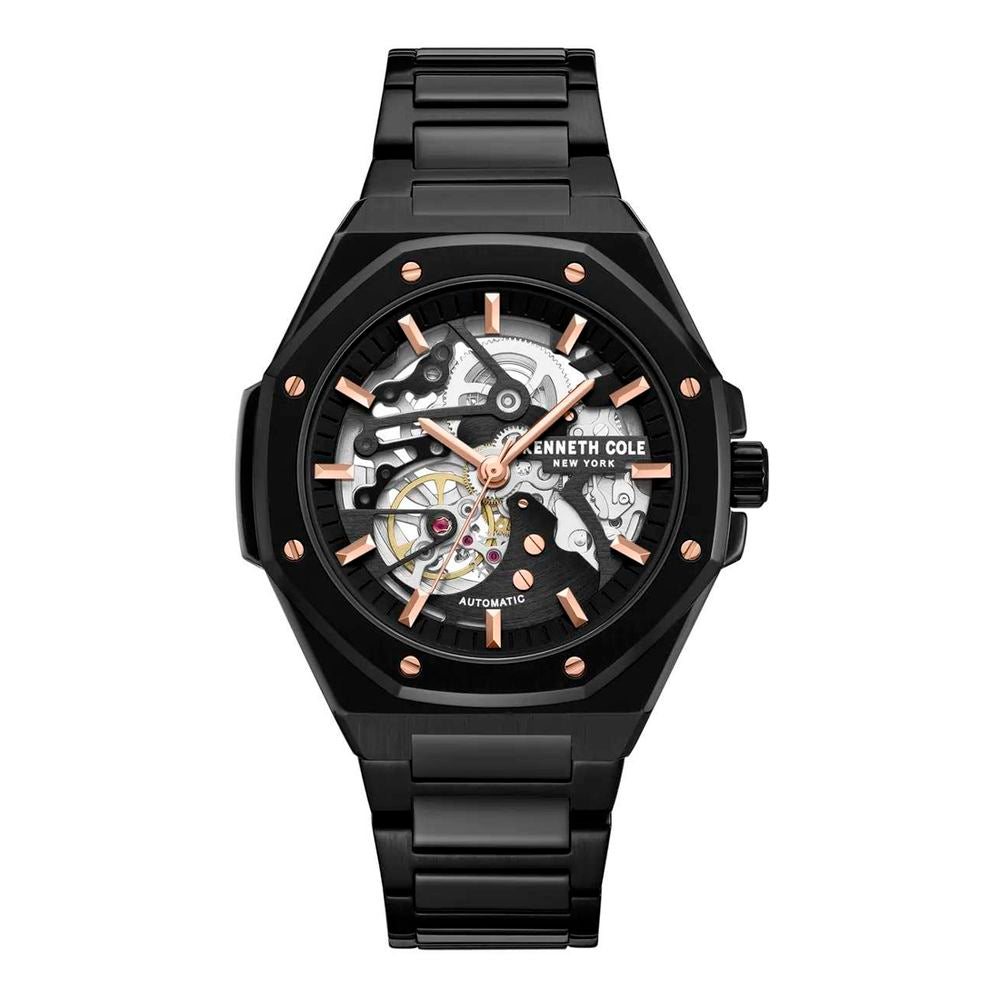 Black Stainless Steel Dress Watch