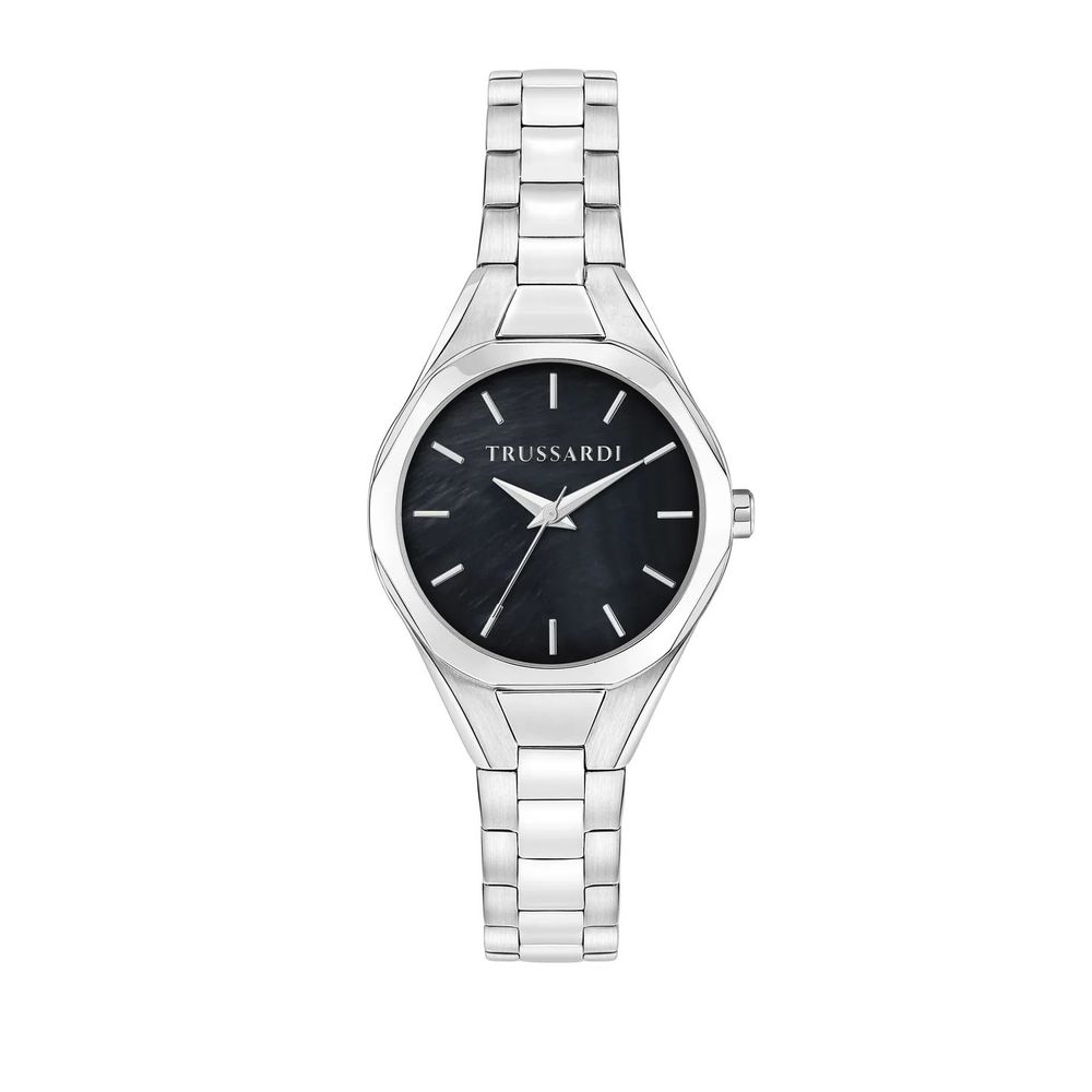 Gray Stainless Steel Bracelet Watch