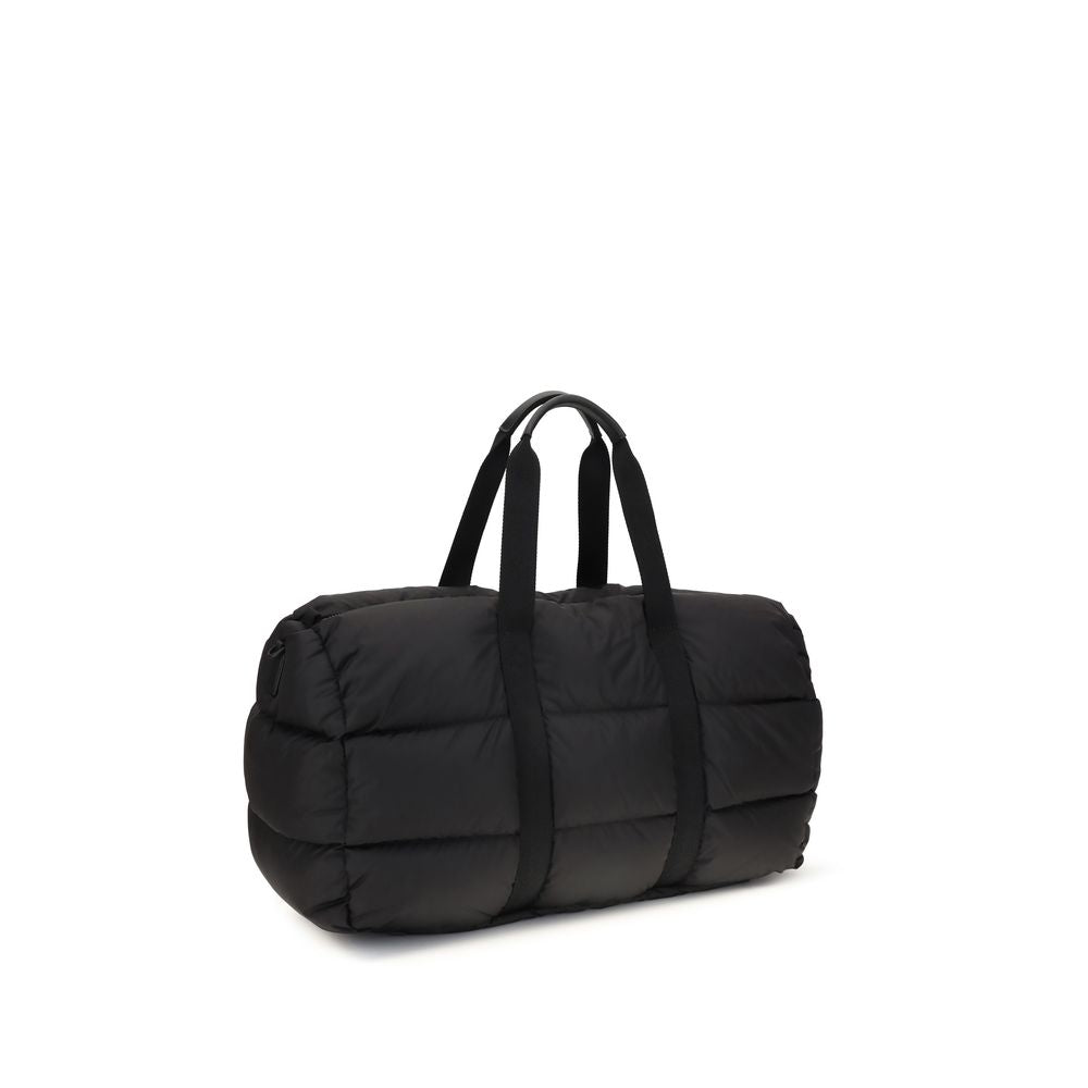 Black Polyester Shoulder Bag