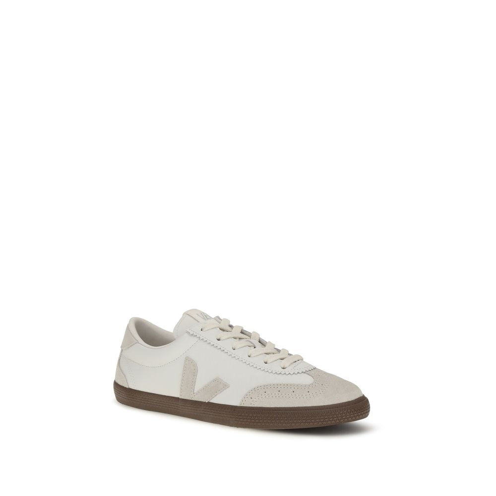 White Calf Leather Bos Taurus Sneakers
