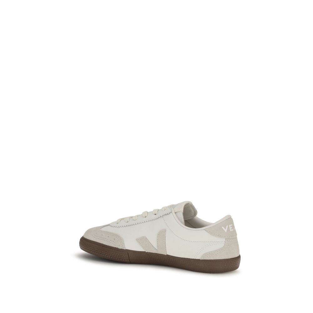 White Calf Leather Bos Taurus Sneakers