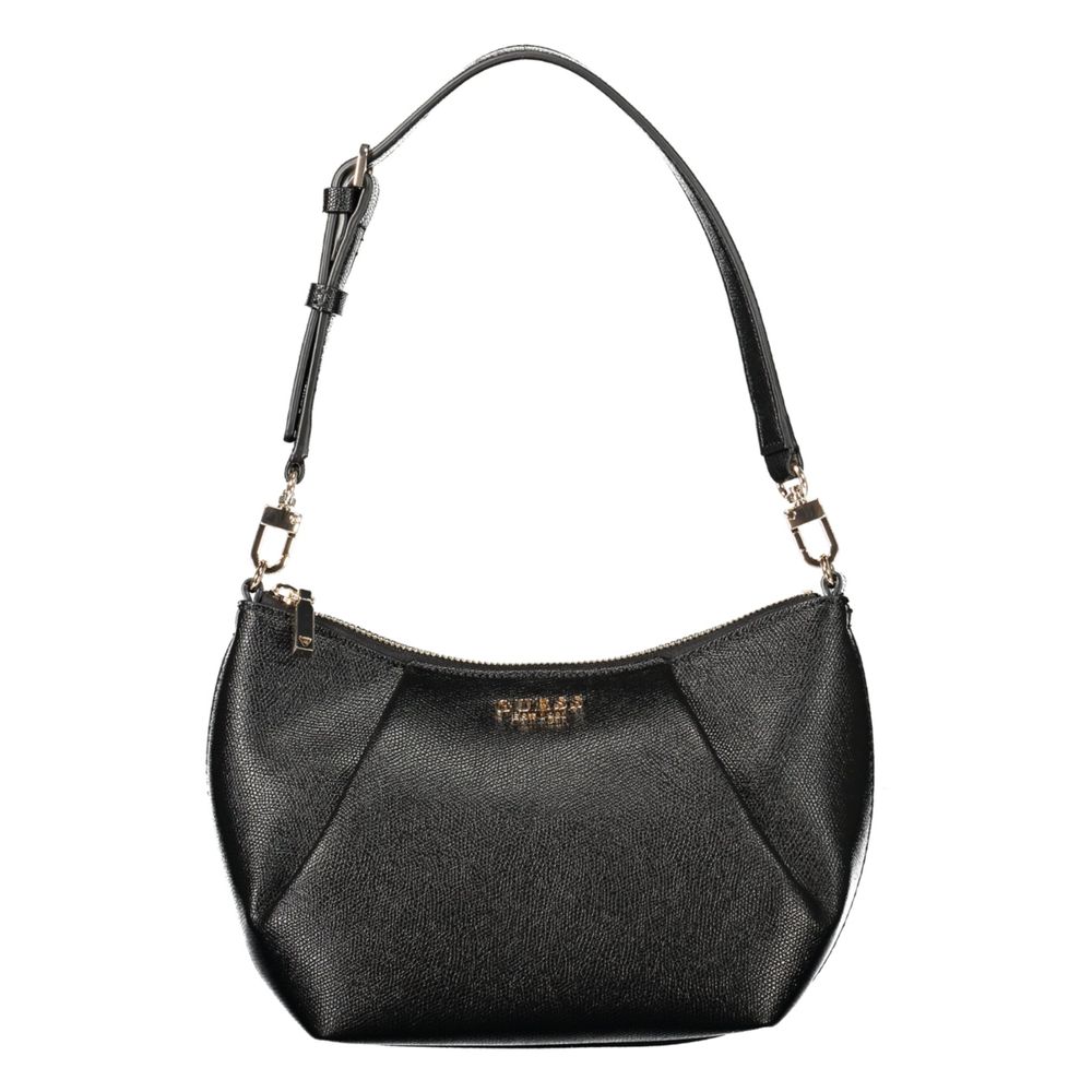 Black Polyurethane Women's Bag