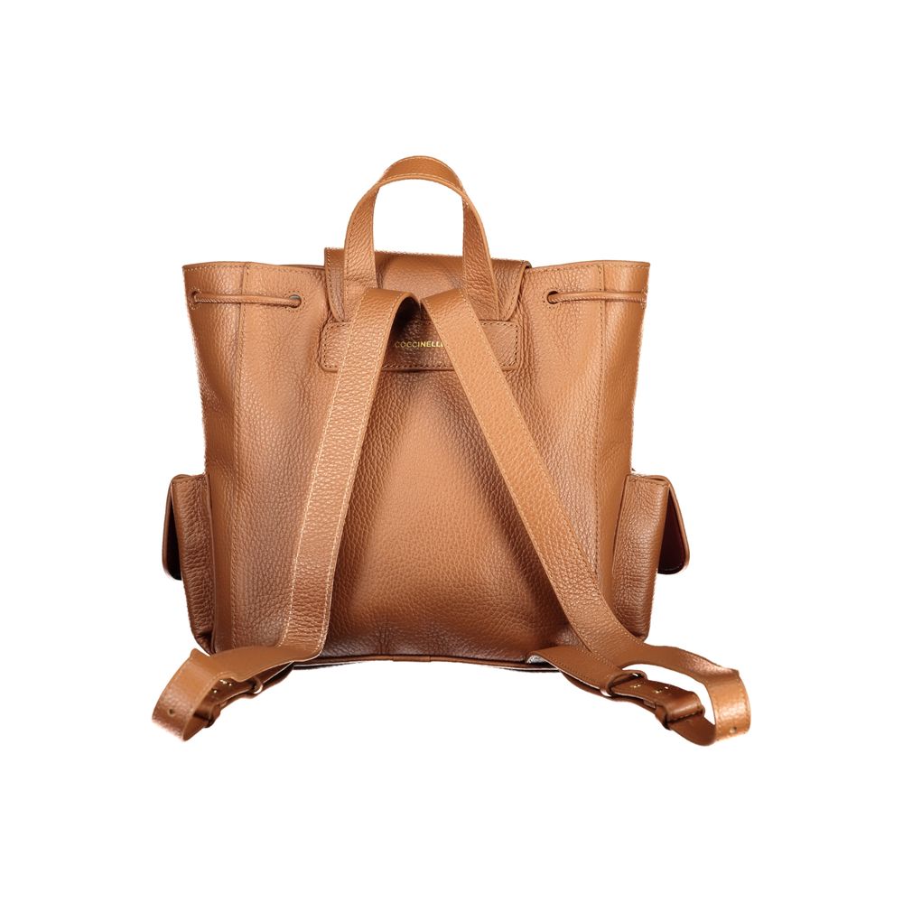 Brown Leather Backpack