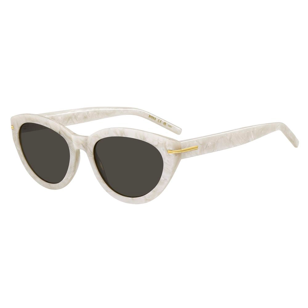 Beige Acetate Sunglasses