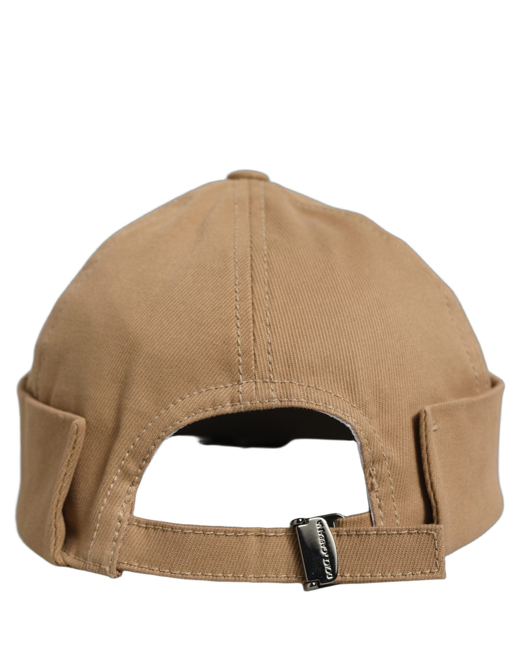 Men Khaki Cotton Docker Capello Brimless Hat