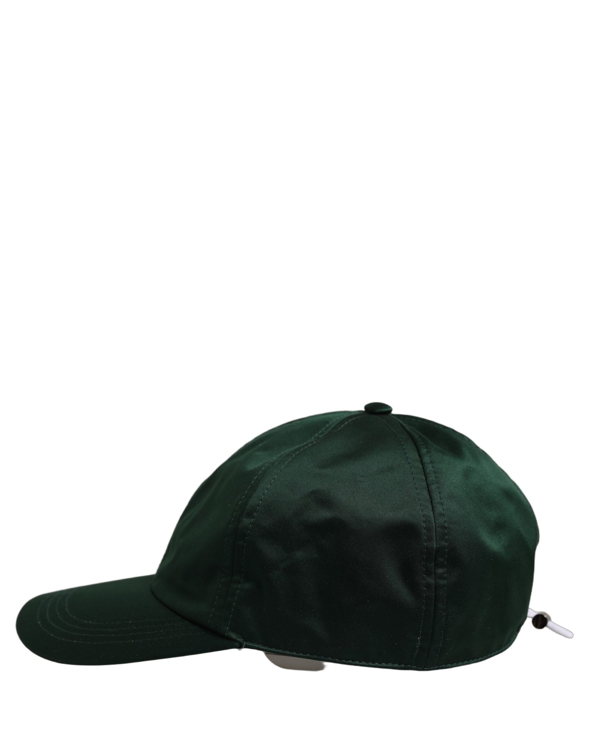 Men Deep Green Cotton Baseball Cap 6 Panels Hat
