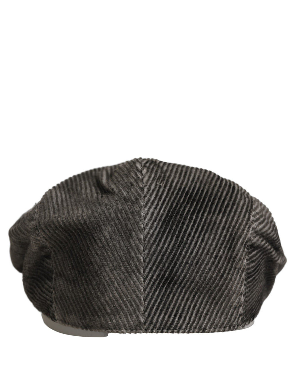 Men Grey Cotton Corduroy Cloth Newsboy Cap Hat