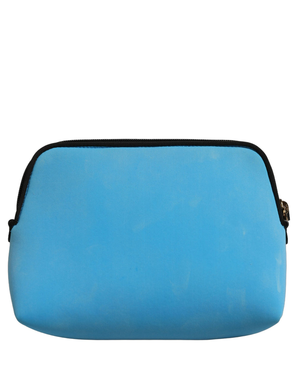 Blue Nylon DG Logo Print Clutch Zip Women Borse Pouch Bag