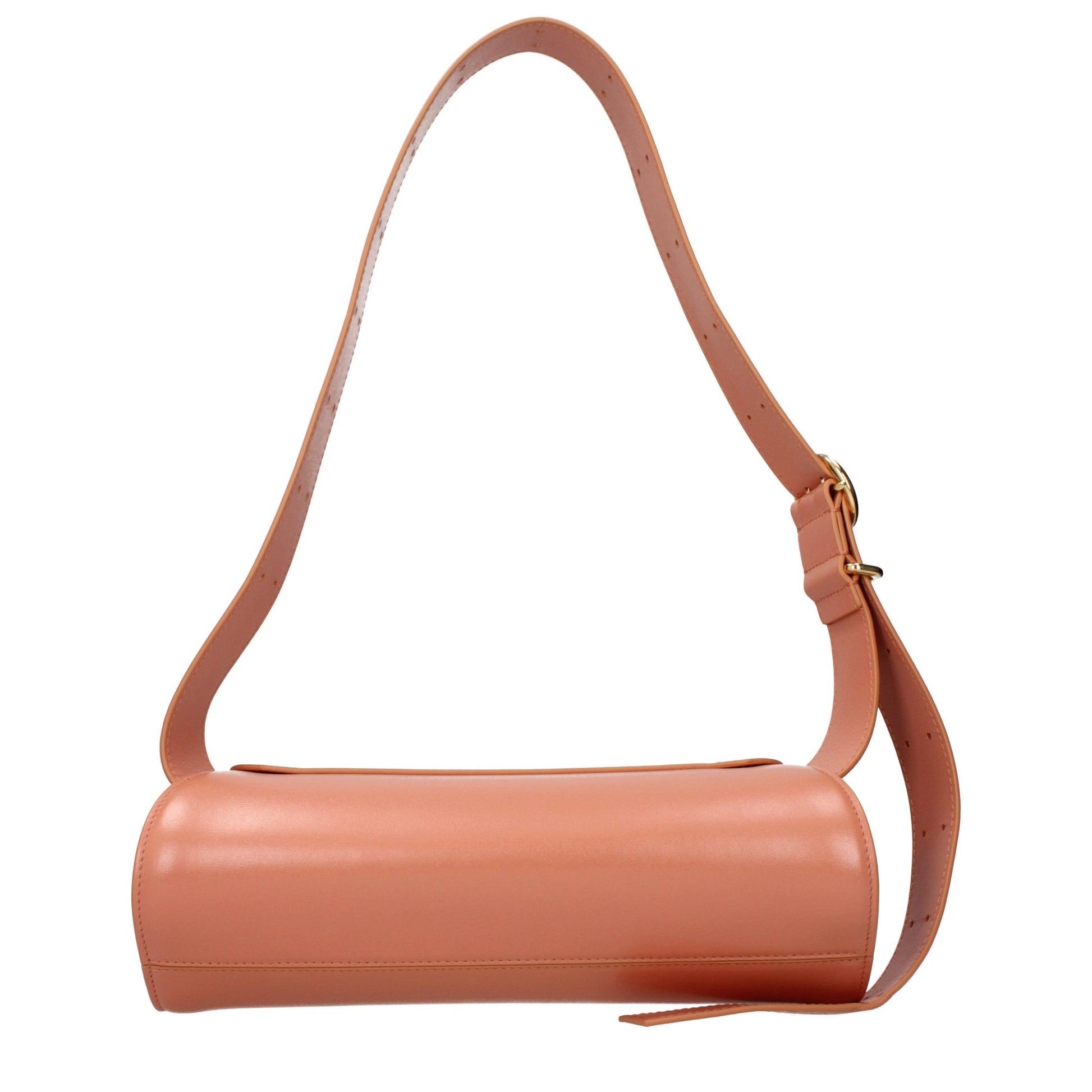 Pink Leather Crossbody Bag
