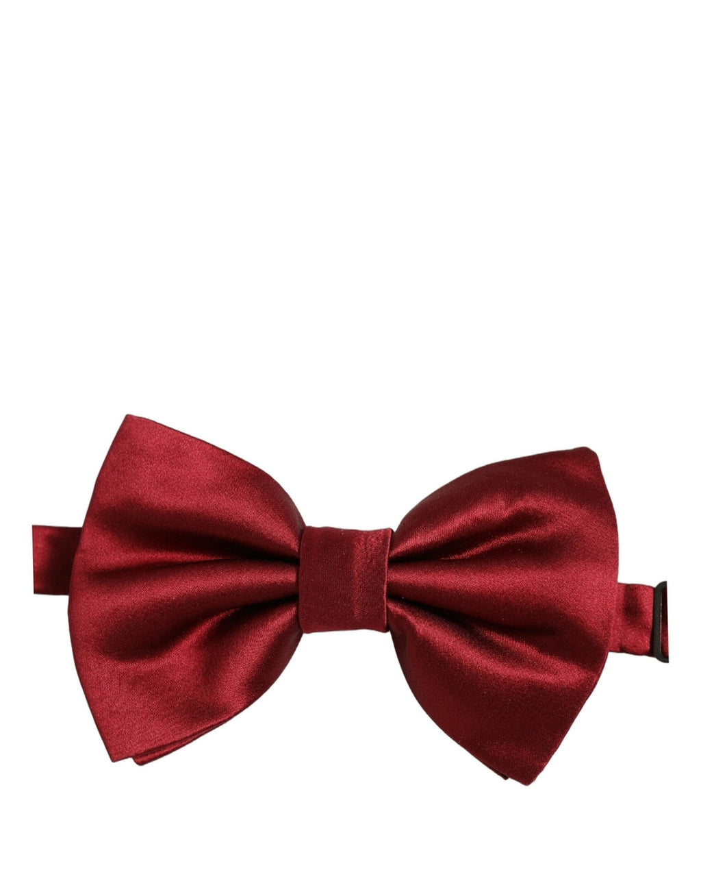 Men Red 100% Silk Adjustable Neck Papillon Bow Tie