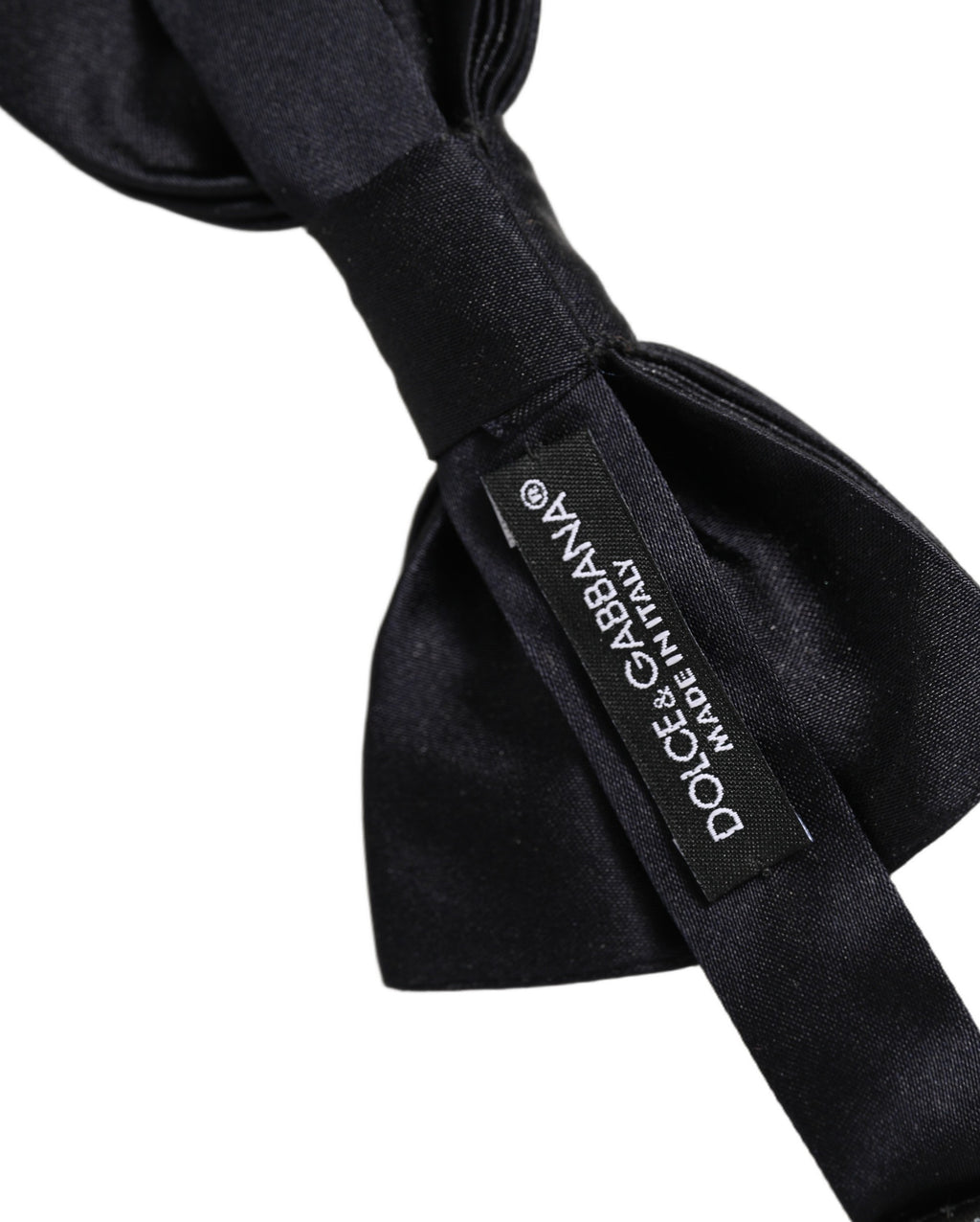 Men Black 100% Silk Adjustable Neck Papillon Bow Tie