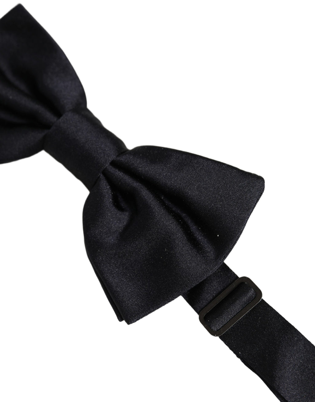 Men Black 100% Silk Adjustable Neck Papillon Bow Tie