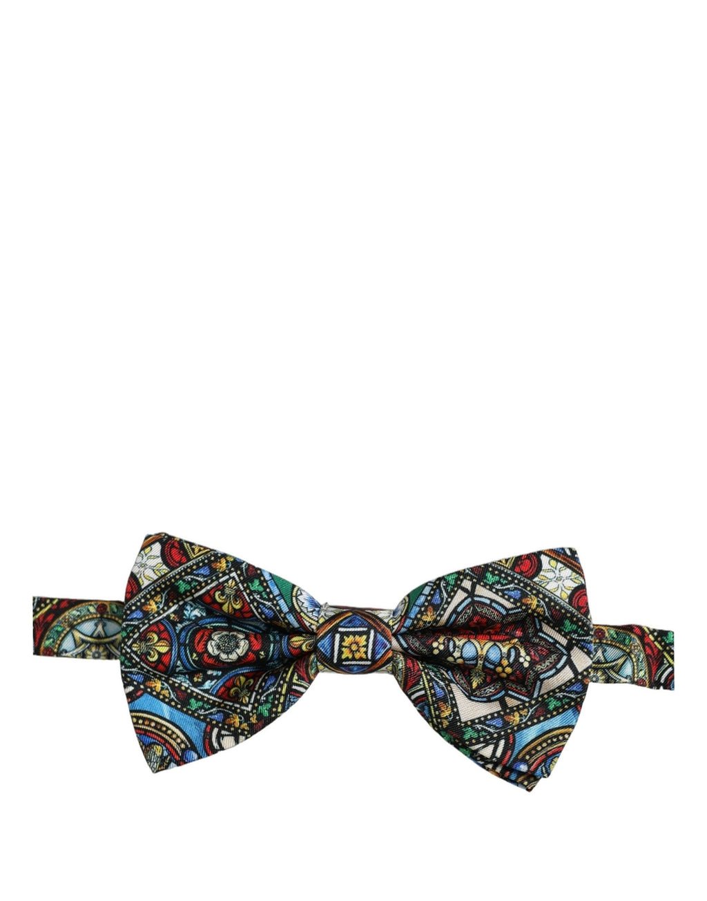 Men Multicolor Sicilian Adjustable Neck Papillon Bow Tie