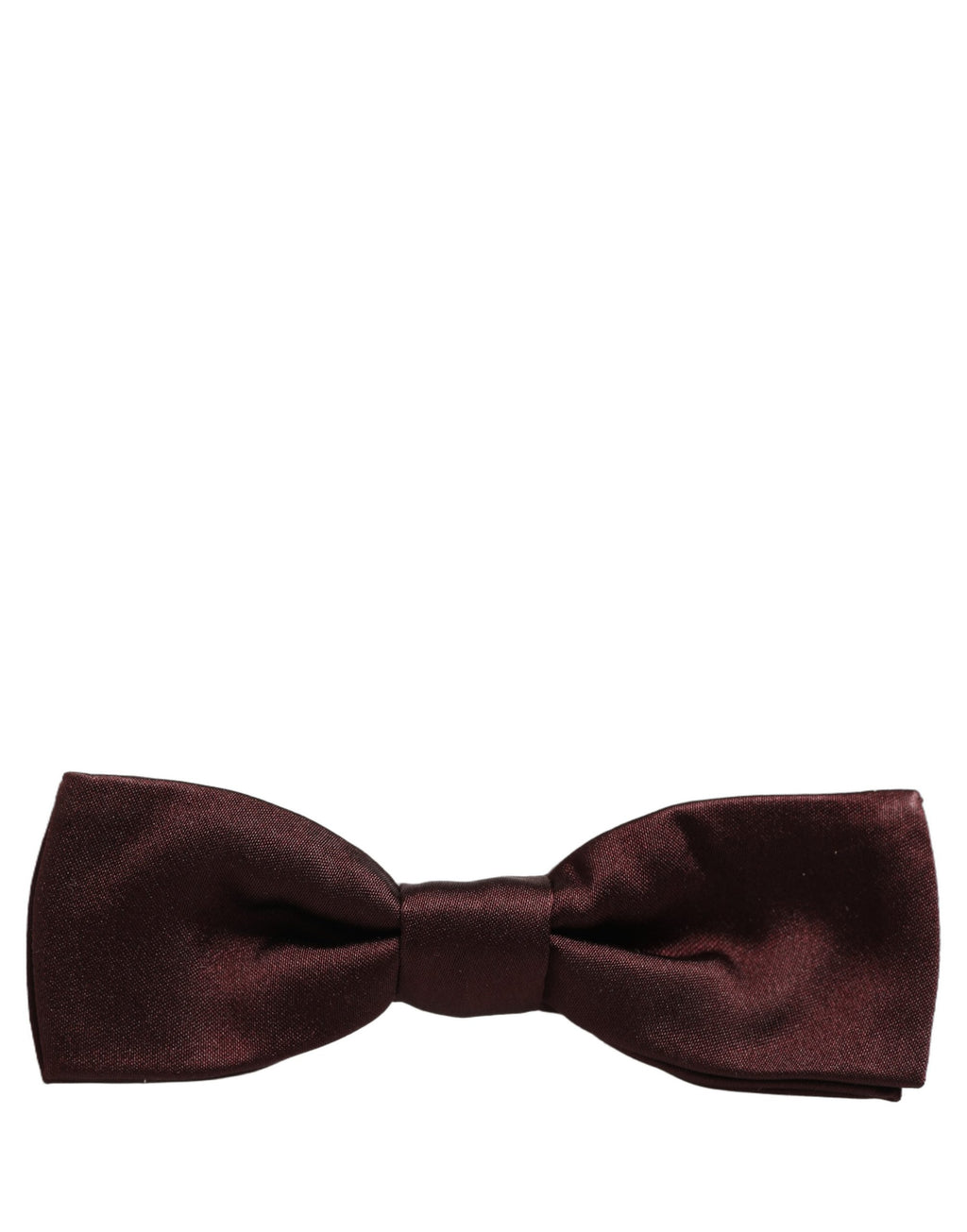 Men Brown 100% Silk Adjustable Neck Papillon Bow Tie