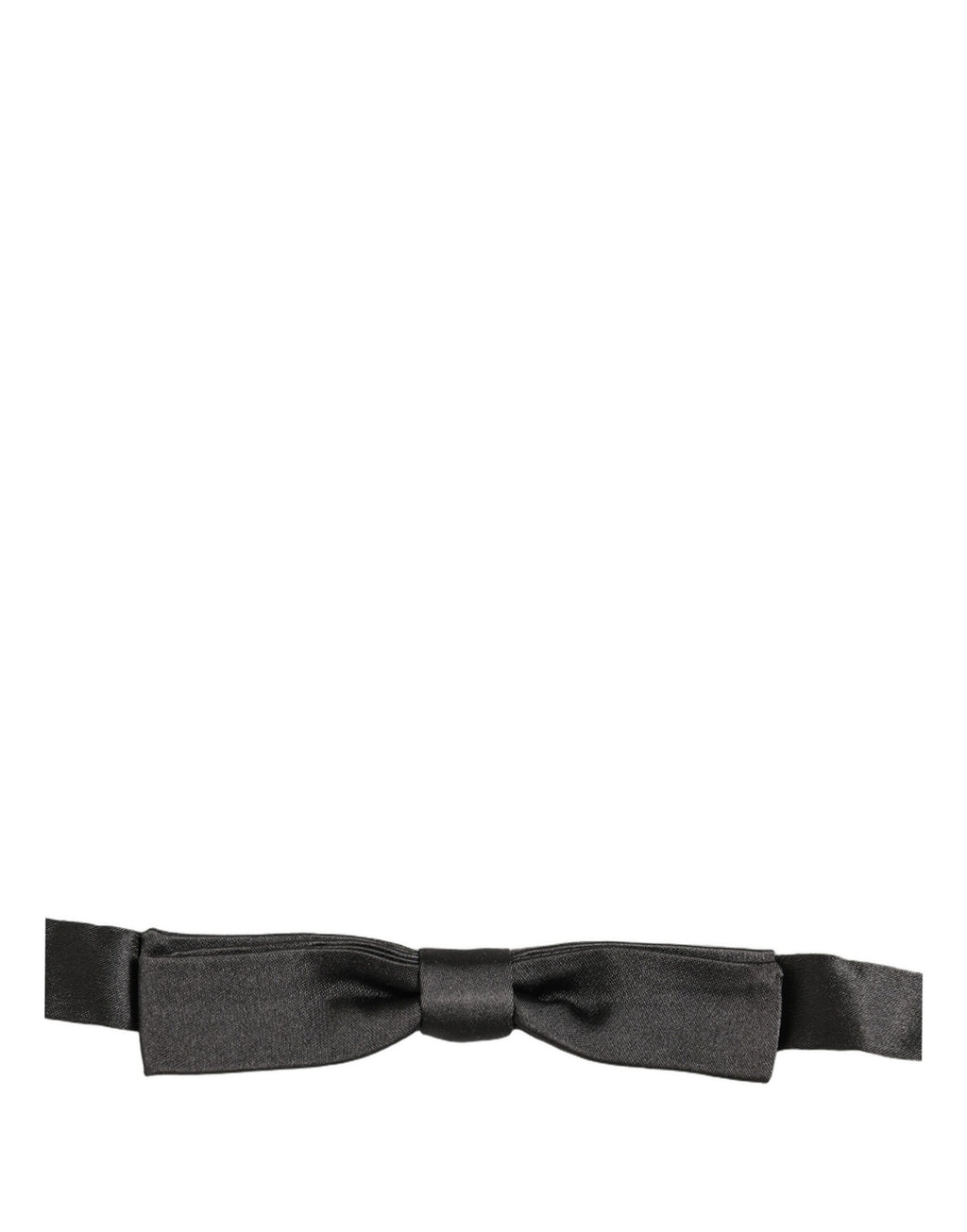 Men Black 100% Silk Adjustable Neck Papillon Bow Tie