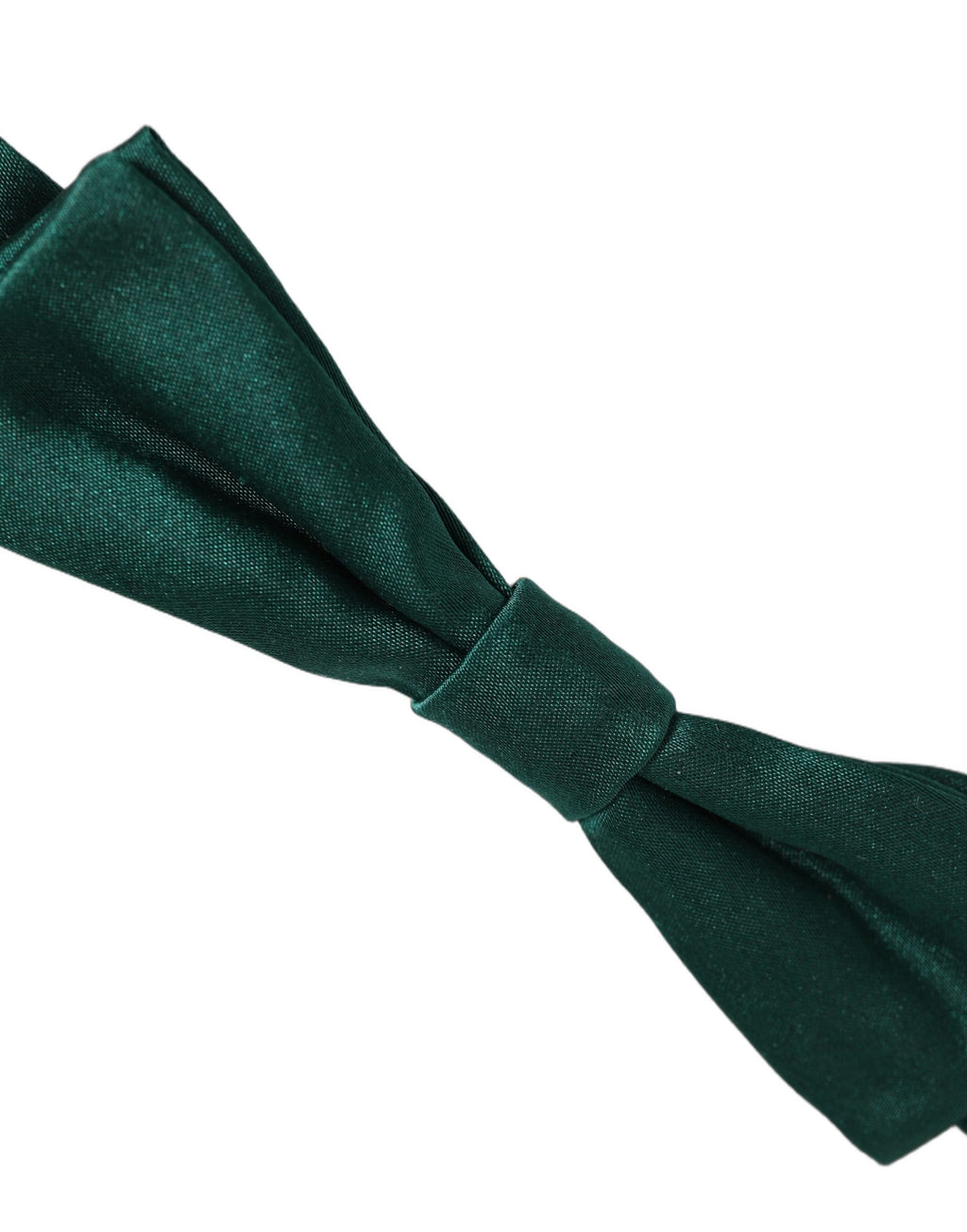 Men Green 100% Silk Adjustable Neck Papillon Bow Tie