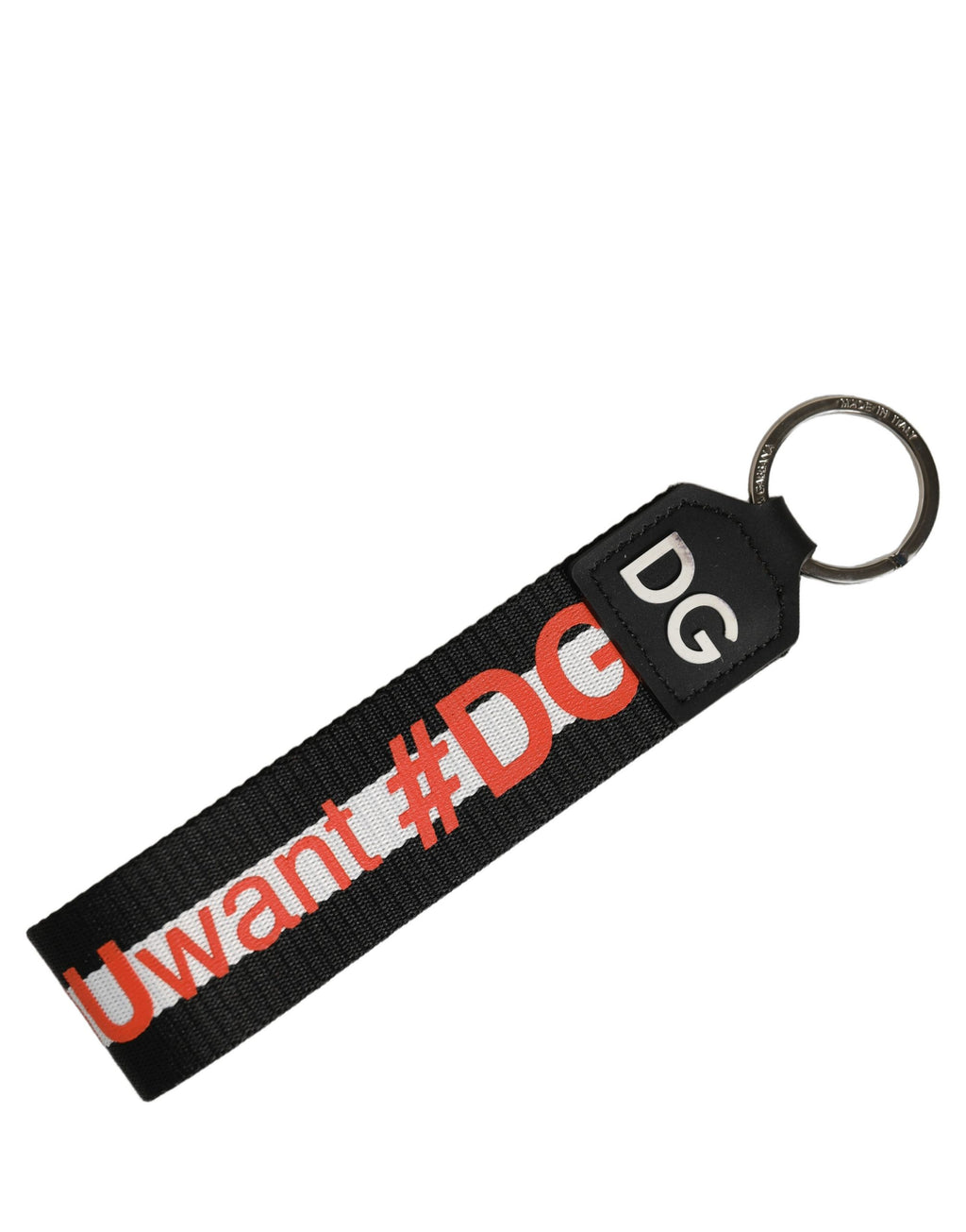 Multicolor Logo Polyester Brass Holder Keychain Keyring